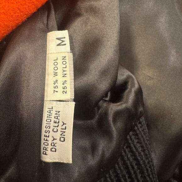 RARE VTG Cynthia Owings Wool Bomber Jacket / C.O.D. Navajo Design Coat - Picture 10 of 11